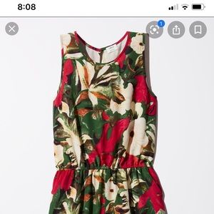 Aritzia Wilfred rive romper . Pink tropical color